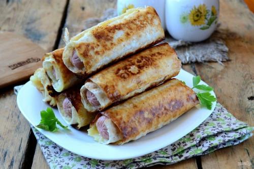 Бюджетный пикник. Закуски с лавашом