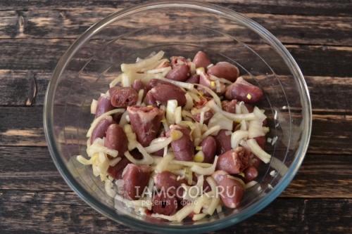 Шашлык из куриных сердечек на мангале. Куриные сердечки на мангале: рецепты маринада для шашлыка из сердечек 35