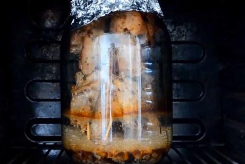 Шашлык в банке. Шашлык из свинины в трехлитровой банке в духовке — вкуснее чем на мангале