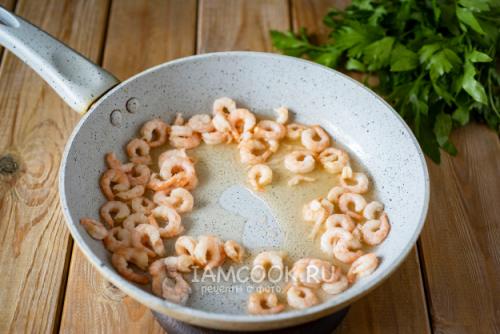 Вкусный рецепт пасты с креветками и сливочным соусом 04 Вкусный рецепт пасты с креветками и сливочным соусом 04