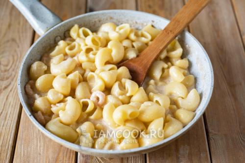 Вкусный рецепт пасты с креветками и сливочным соусом 08 Вкусный рецепт пасты с креветками и сливочным соусом 08