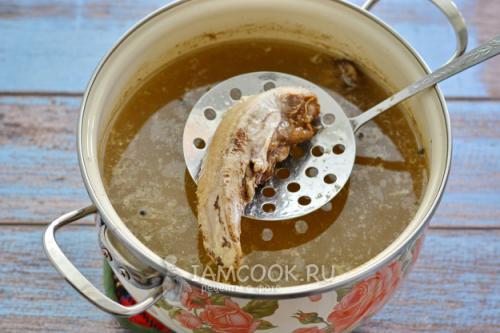 Вкусный рецепт языка свиной с грибами 11