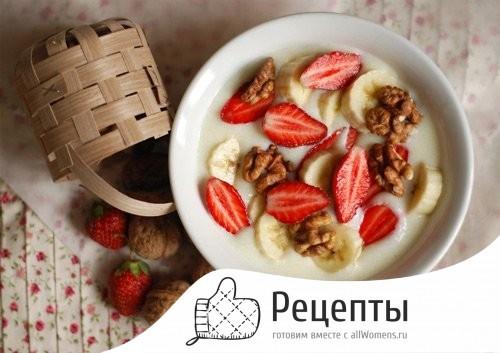 Как приготовить манную кашу на сливках с клубникой. Гурьевская каша с клубникой 04 Как приготовить манную кашу на сливках с клубникой. Гурьевская каша с клубникой 04