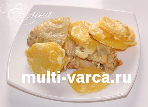 Курица по-французски в мультиварке