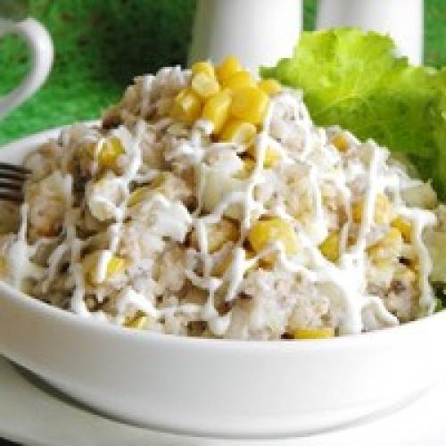 Салат с сардиной консервированной в томатном соусе. Блюда из консервированной сардины - 14 домашних вкусных рецептов приготовления 08 Салат с сардиной консервированной в томатном соусе. Блюда из консервированной сардины - 14 домашних вкусных рецептов приготовления 08