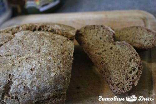 Рецепт ржаного бездрожжевого хлеба. Ржаной хлеб Без ничего 04