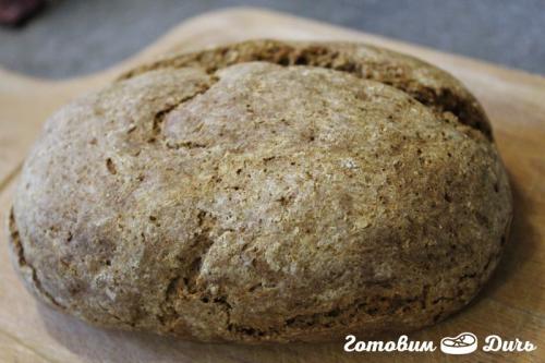 Рецепт ржаного бездрожжевого хлеба. Ржаной хлеб Без ничего 17