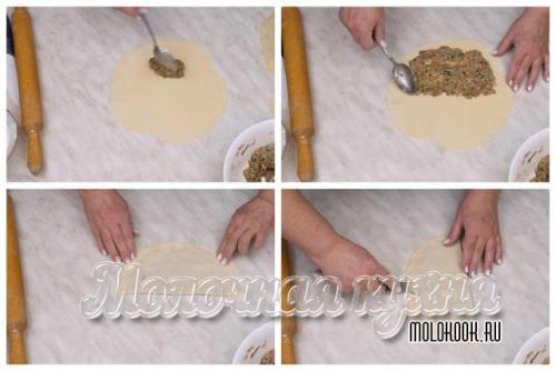 Тесто на чебуреки хрустящее пузырчатое на кипятке с водкой.