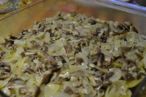 Как долго готовится картофельная запеканка с говяжьим языком и лесными грибами. Картофельная запеканка с консервированными грибами