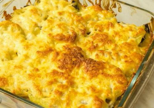 Как долго готовится картофельная запеканка с говяжьим языком и лесными грибами. Картофельная запеканка с консервированными грибами