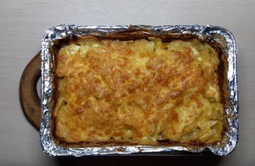 Картошка с мясом в духовке с сыром и майонезом. Запеченная картошка с мясом и сыром в духовке