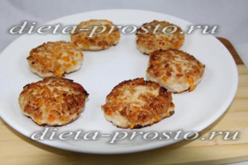 Как приготовить куриные котлеты с сыром и болгарским перцем. Куриные котлеты с сыром и болгарским перцем 06