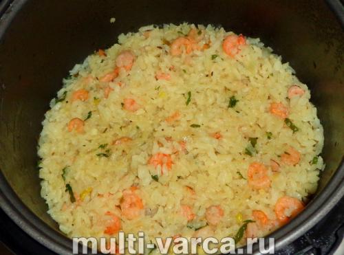 Завтрак на ходу: рисовуха с креветками и овощами в мультиварке 28 Завтрак на ходу: рисовуха с креветками и овощами в мультиварке 28