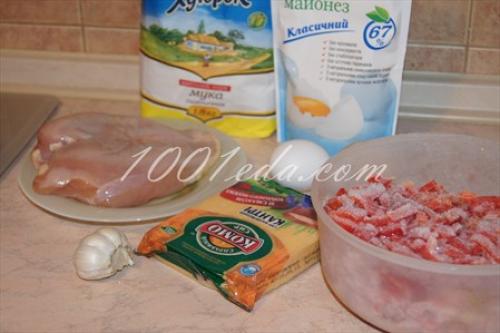 Рубленые куриные котлеты с перцем и сыром: пошагово с фото 01 Рубленые куриные котлеты с перцем и сыром: пошагово с фото 01