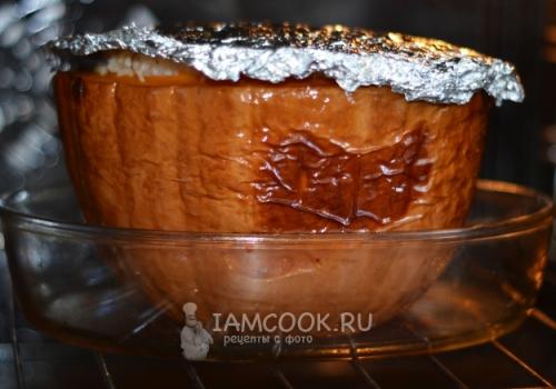 Плов по-индийски в тыкве. Плов в тыкве в духовке 08