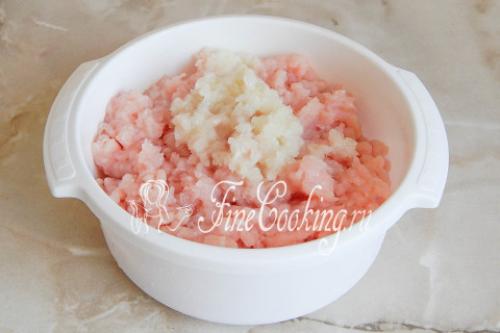 Куриные котлеты с сыром. Приготовление блюда по шагам: 02 Куриные котлеты с сыром. Приготовление блюда по шагам: 02