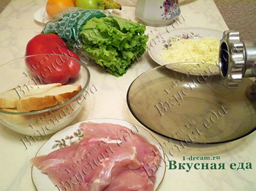 Нежные куриные котлеты с сыром и болгарским перцем 01