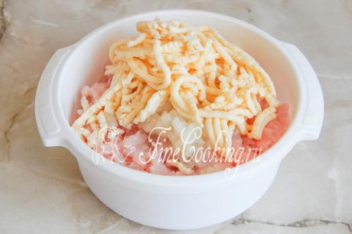Куриные котлеты с сыром. Приготовление блюда по шагам: 03 Куриные котлеты с сыром. Приготовление блюда по шагам: 03