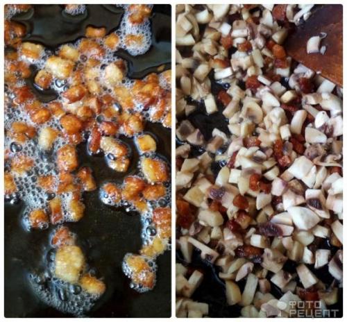 Как правильно приготовить драники с салом в духовке. Рецепт: Картофельная бабка - дранка с грибной начинкой и салом - в духовке