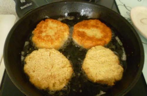 Рубленые куриные котлеты с цветной капустой. 10 Рубленые куриные котлеты с цветной капустой. 10