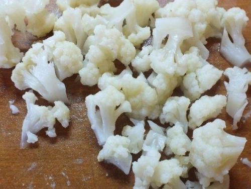 Рубленые куриные котлеты с цветной капустой. 01 Рубленые куриные котлеты с цветной капустой. 01