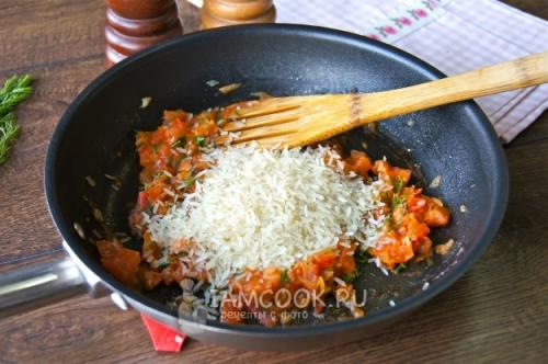 Рис с чесноком и помидорами. Рис с помидорами 04 Рис с чесноком и помидорами. Рис с помидорами 04