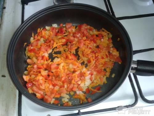 Рис с помидорами и морковью. Рецепт: Рис с овощами - Рис с морковью, перцем и помидорами