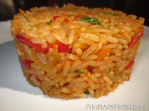 Как приготовить томатный рис. Томатный рис