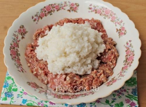 Рис с овощами и подливкой. Рождественская рисовая бомба 07