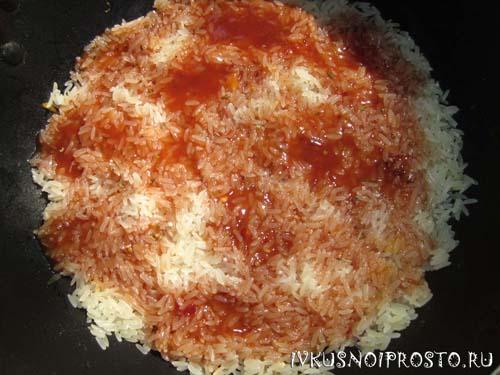 Как приготовить томатный рис. Томатный рис