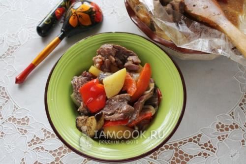 Вкусный рецепт: мясо запеченное с овощами в рукаве 22 Вкусный рецепт: мясо запеченное с овощами в рукаве 22