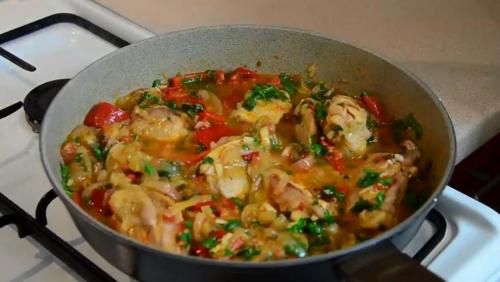 Чахохбили из курицы с помидорами. Чахохбили из курицы по-грузински — классический рецепт