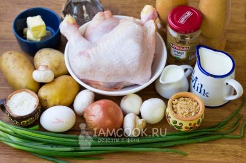 Запекаемся с курицей и грибами: рецепт пюре в духовке 07 Запекаемся с курицей и грибами: рецепт пюре в духовке 07