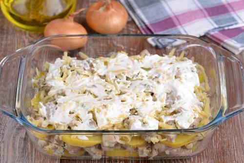 Можно ли приготовить пюре с курицей и грибами в духовке заранее. Пошаговый рецепт