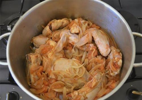 Чахохбили с рисом. Рецепт приготовления чахохбили из курицы в кастрюле