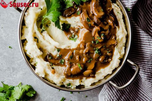 Как сервировать картофельное пюре с куриной подливкой. Рецепты соусов к картофельному пюре