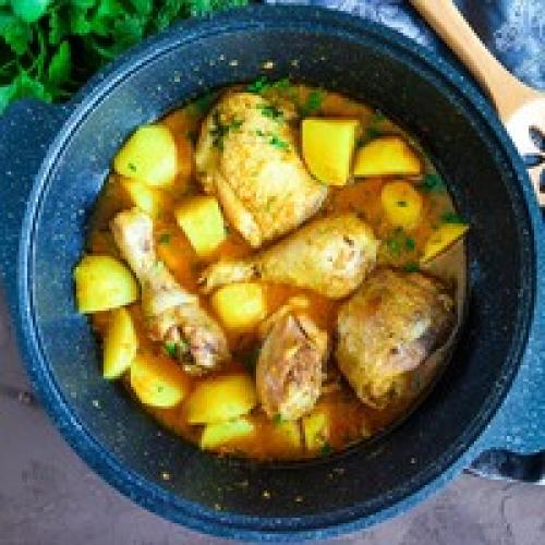 Чахохбили из курицы в казане. Готовим чахохбили в казане 01 Чахохбили из курицы в казане. Готовим чахохбили в казане 01