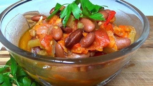Лечо с фасолью на зиму — самые вкусные рецепты