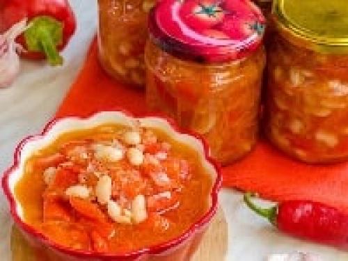 Лечо с фасолью на зиму — самые вкусные рецепты