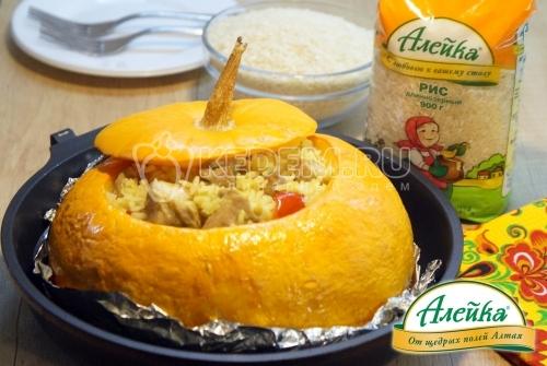 Фруктовый плов с тыквой. Постный плов с тыквой и яблоками 01 Фруктовый плов с тыквой. Постный плов с тыквой и яблоками 01