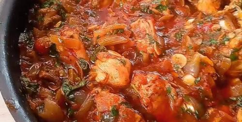 Чахохбили из курицы с томатной пастой. Чахохбили из курицы — 7 классических рецептов