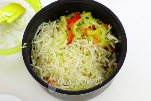 Овощное рагу с кабачками и капустой в мультиварке 26