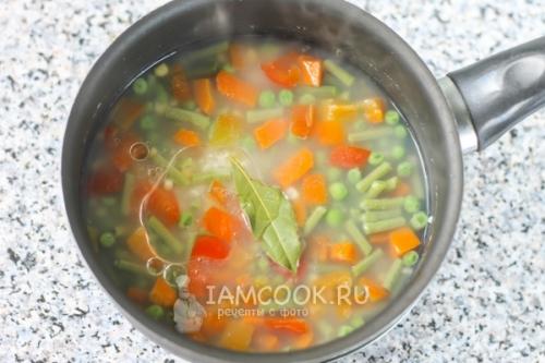 Рис с замороженными овощами 03 Рис с замороженными овощами 03