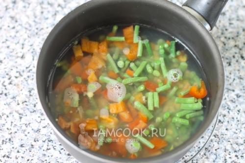 Рис с замороженными овощами 01 Рис с замороженными овощами 01