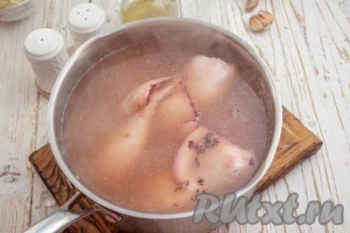 Кальмар фаршированный рисом и грибами в духовке. Ингредиенты 01