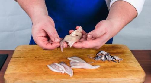 Кальмары под сыром запеченные в духовке. Запеченные кальмары с сыром 07