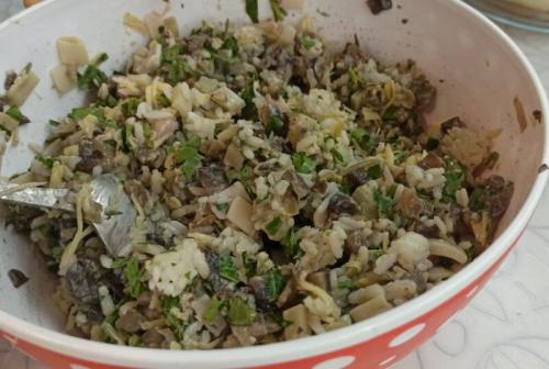 Фаршированные кальмары с рисом и сыром. Фаршированные кальмары с грибами и рисом: вкусный рецепт с сыром