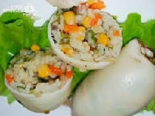 Фаршированные кальмары с сыром в духовке. Фаршированные кальмары — рецепты приготовления в духовке, на сковороде