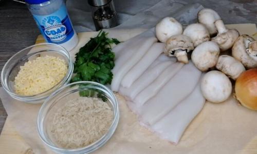 Вкусные рецепты кальмаров в духовке с сыром. Фаршированный кальмар в духовке – 8 простых и вкусных рецептов