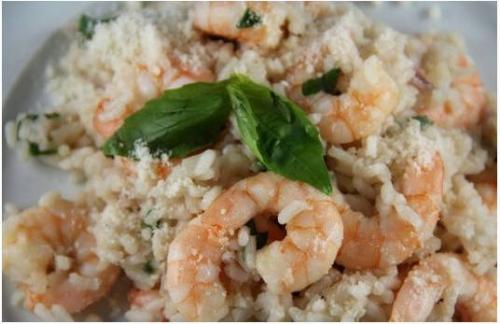 Сколько времени нужно на приготовление риса с овощами и креветками. Ризотто с креветками